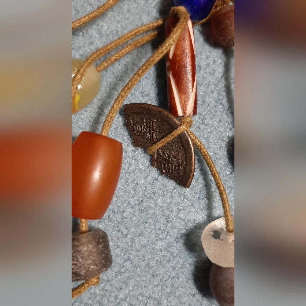 Wood Keychain w/ Charms